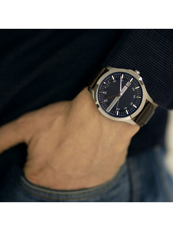 Armani Exchange Armani Exchange Zegarek Hampton AX2133 Brązowy