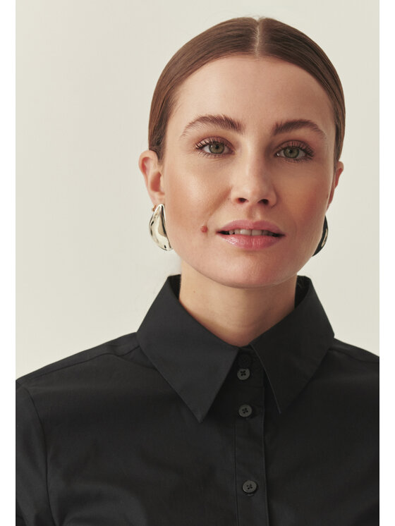 TATUUM Tatuum Košeľa ERWENNA Čierna Classic Fit