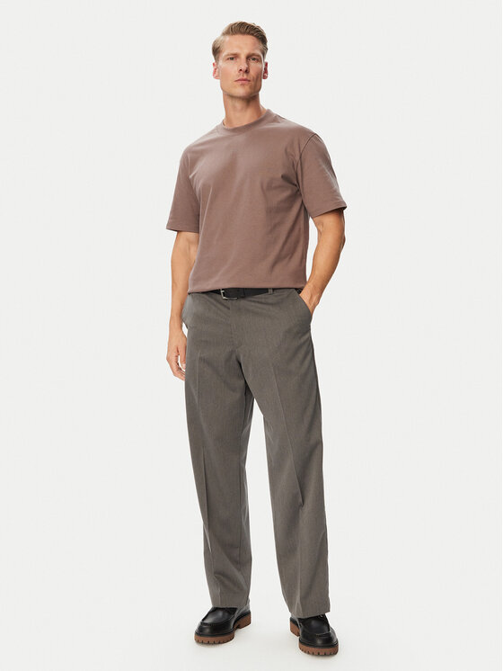 HUGO HUGO Тишърт Dapolina 50488330 Кафяв Regular Fit