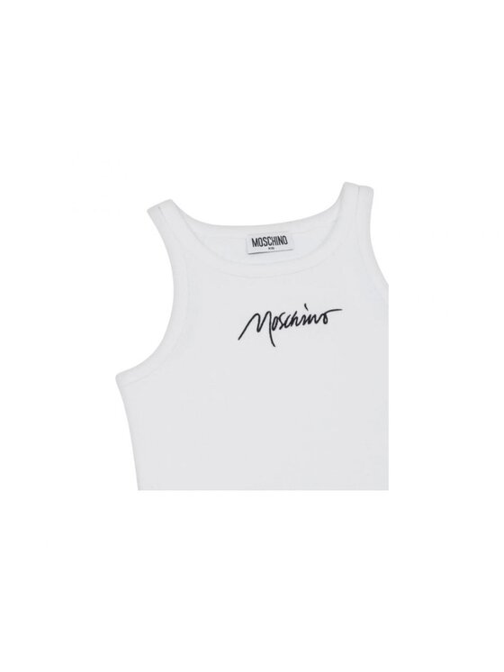 LOVE MOSCHINO LOVE MOSCHINO Podkoszulek hdm06m_lba39 Biały Regular Fit
