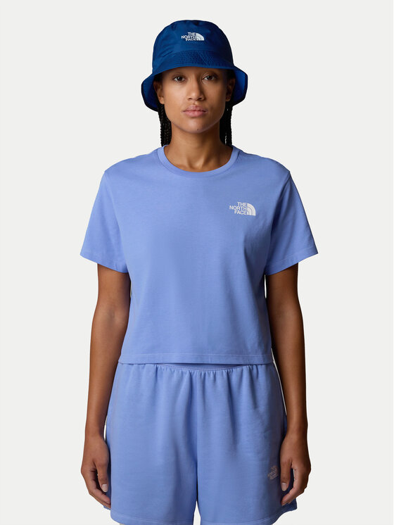The North Face The North Face T-Shirt Simple Dome NF0A87U4 Niebieski Loose Fit