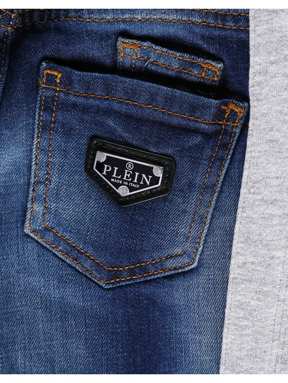 PHILIPP PLEIN PHILIPP PLEIN Jeansy 5947 Granatowy Straight Fit
