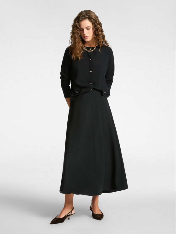 Elena Mirò Elena Mirò Cardigan M442Z000570N033 Nero Regular Fit