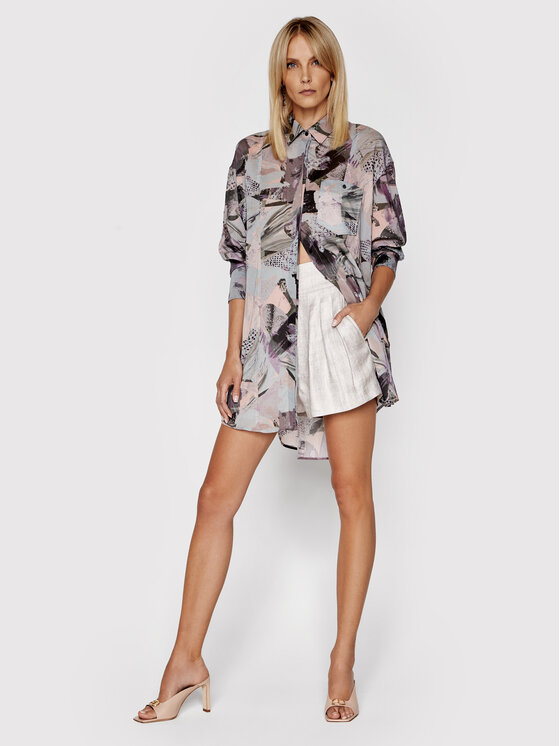 Camicia Cielo A0553 Multicolore Oversize