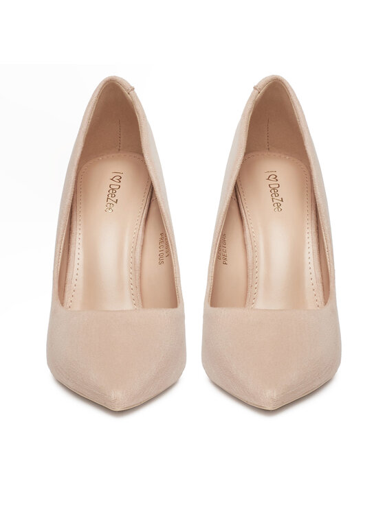 DeeZee DeeZee Pantofi cu toc subțire DZ0031 Bej