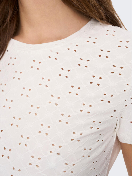 JDY JDY T-shirt 15158450 Bijela Regular Fit