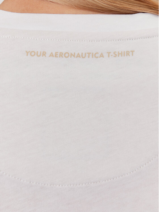 Aeronautica Militare Aeronautica Militare Тишърт 231TS2101DJ510 Бял Regular Fit