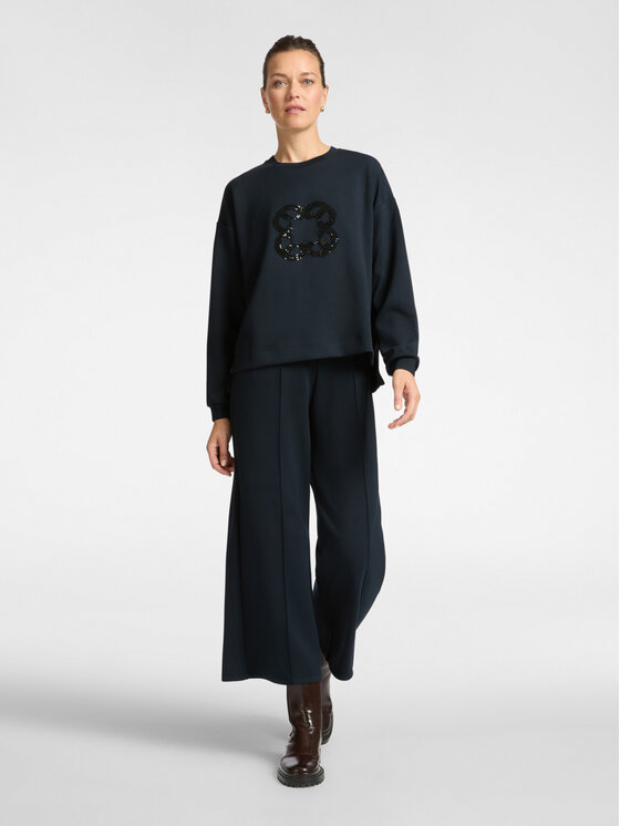 Elena Mirò Elena Mirò Felpa G848Z100427N034 Blu Boxy Fit