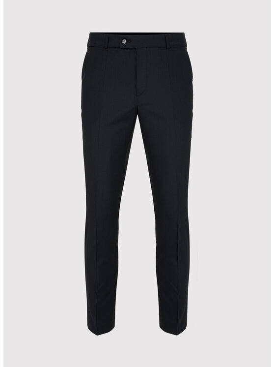 Pako Lorente Pako Lorente Spodnie garniturowe P23WP-6G-037 Czarny Slim Fit