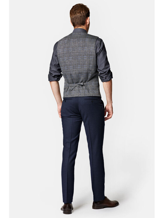 Lancerto Lancerto Kamizelka Boltby KA131223000007 Szary Slim Fit
