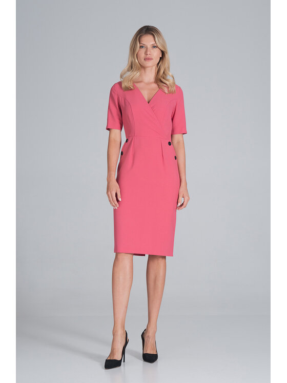 FIGL FIGLFIGL Vestito M851 Arancione Regular Fit