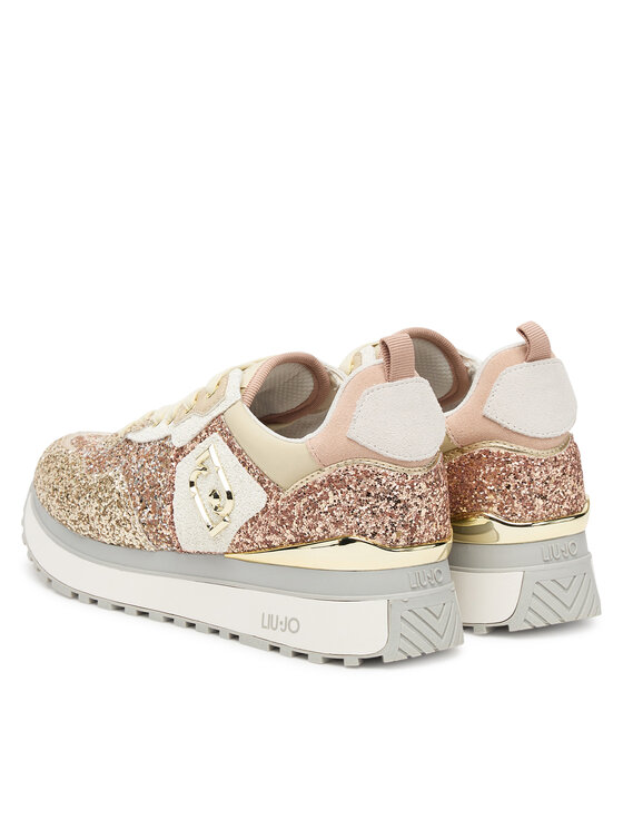 Liu Jo Liu Jo Sneakersy Maxi Wonder 01 BF5009 TX007 Złoty