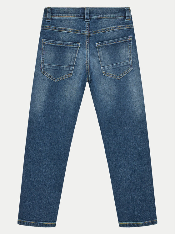 United Colors Of Benetton United Colors Of Benetton Džinsai 45ONCE02Y Tamsiai mėlyna Slim Fit
