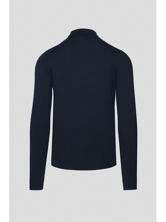 Lancerto Lancerto Sweter Jorge SW073125000004 Granatowy Regular Fit