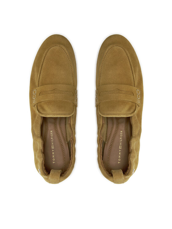 Tommy Hilfiger Tommy Hilfiger Slipper Th Suede Moccasin FW0FW07714 Khakifarben