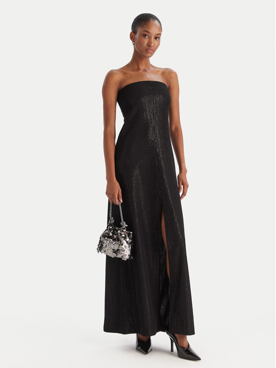 Eleh Eleh Vakarinė suknelė EFW250295 Juoda Regular Fit