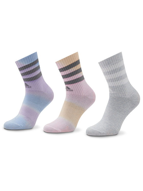 Set di 3 paia di calzini lunghi unisex 3S C Crw