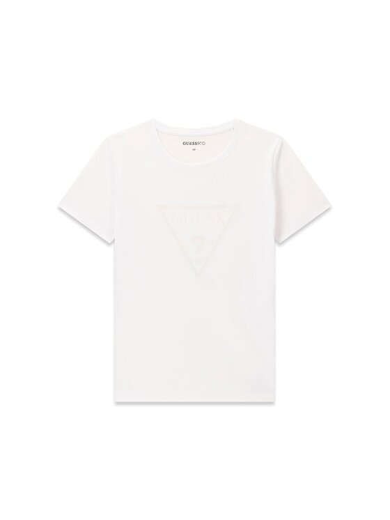 Guess Guess T-Shirt 183155 Bílá Classic Fit