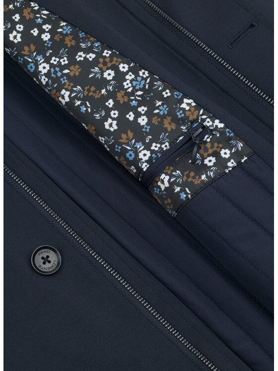 Pako Lorente Pako Lorente Płaszcz przejściowy P26WF-7X-010 Granatowy Regular Fit