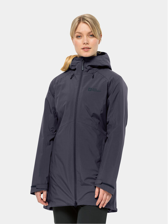 Jack Wolfskin Geacă de iarnă Heidelstein Ins Jkt 1115681 Gri Regular Fit