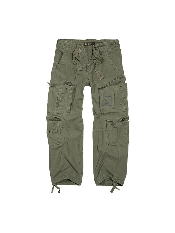 Brandit Brandit Spodnie materiałowe 1003.1.4XL Zielony Cargo Fit