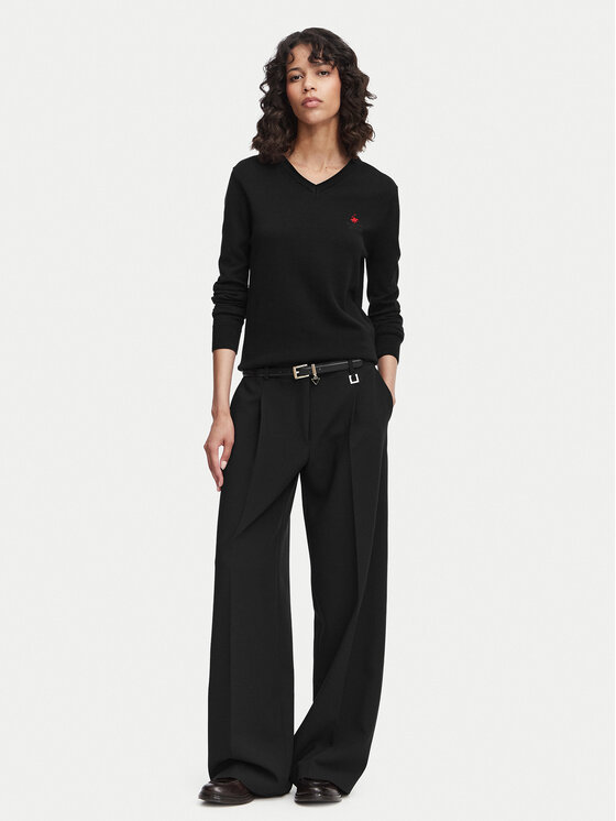 Beverly Hills Polo Club Beverly Hills Polo Club Svetr P-SS26W-M536563 Černá Regular Fit