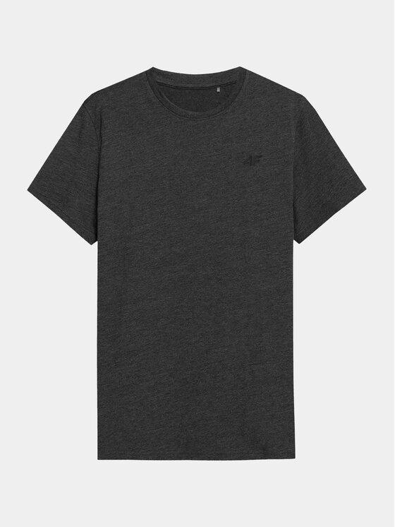 4F 4F Тишърт 4FAW23TTSHM0876 Сив Regular Fit