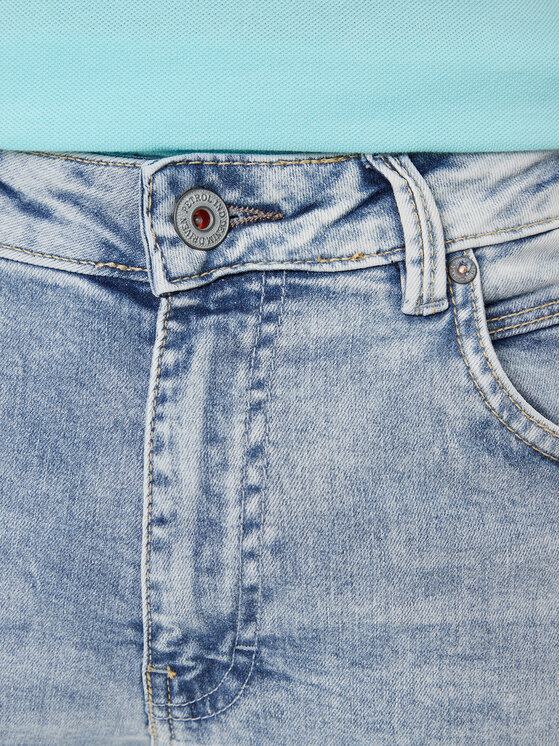 Petrol Industries Petrol Industries Jeans kratke hlače Seaham Modra Slim Fit