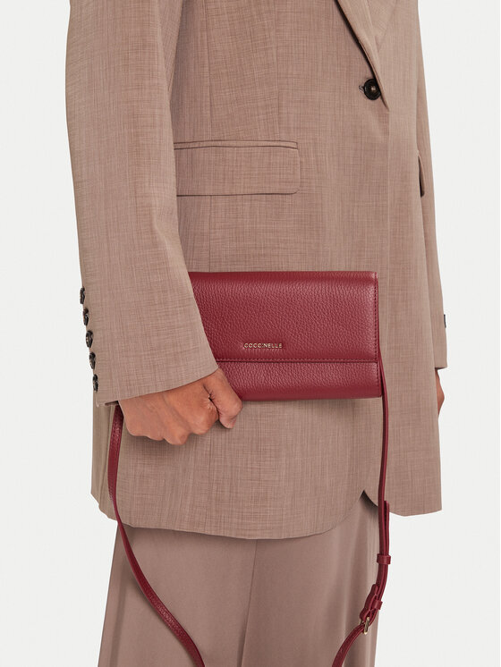Coccinelle Coccinelle Handtasche Mw5 Metallic Soft E2 MW5 18 27 01 Dunkelrot