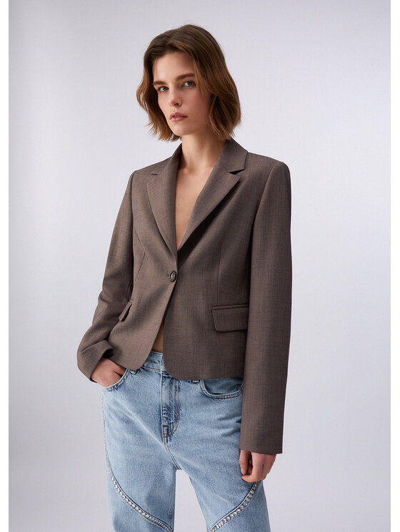 Liu Jo Liu Jo Giacca da abito CA6122T577AP9578 Marrone Regular Fit