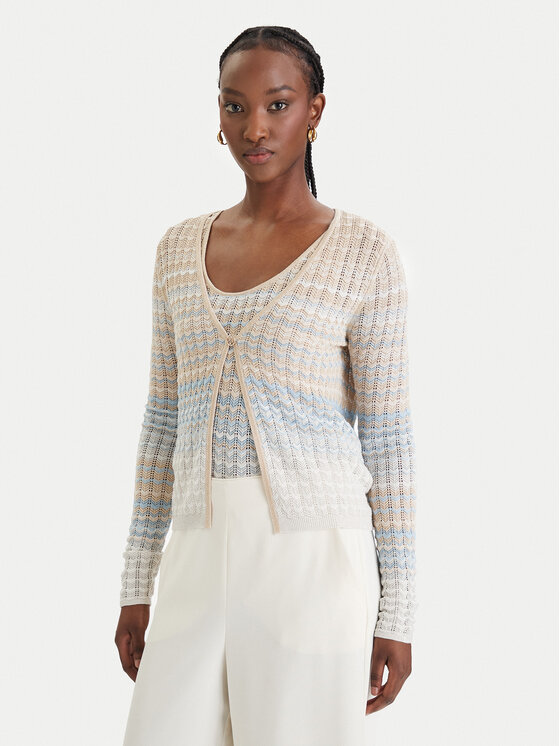 Guess Cardigan W6GR07 Z0588 Bej Regular Fit