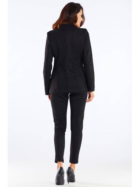 Awama Awama Dámske nohavice A461 Čierna Basic Fit