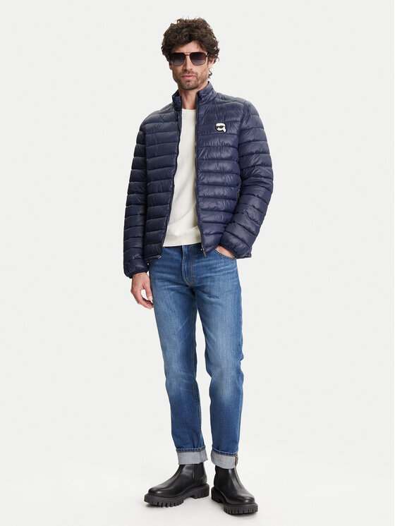 KARL LAGERFELD KARL LAGERFELD Pūkinė striukė 505710 551590 Tamsiai mėlyna Regular Fit