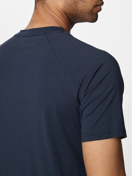 BOSS Boss Majica 50517970 Mornarsko modra Slim Fit