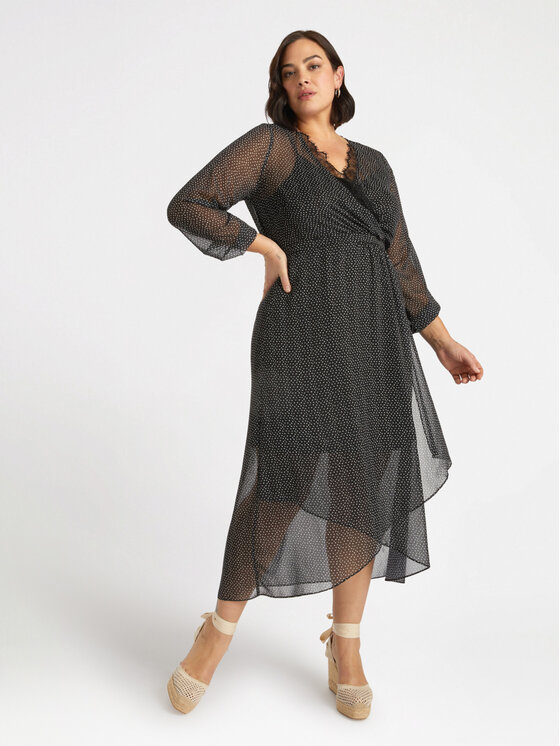 Fiorella Rubino Fiorella Rubino Vestito 7588T001620N0Z3 Nero Slim Fit