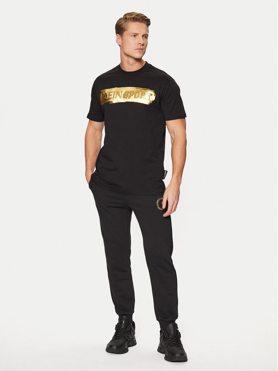 Plein Sport Plein Sport Футболка AADC MTK6543 SJY001N Чорний Regular Fit