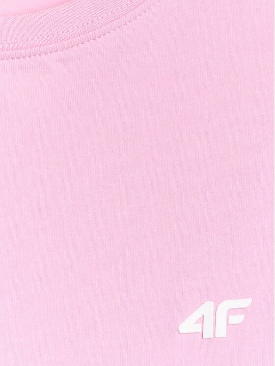 4F 4F T-Shirt 4FWMM00TTSHF3306-56S Różowy Authentic Slim Fit