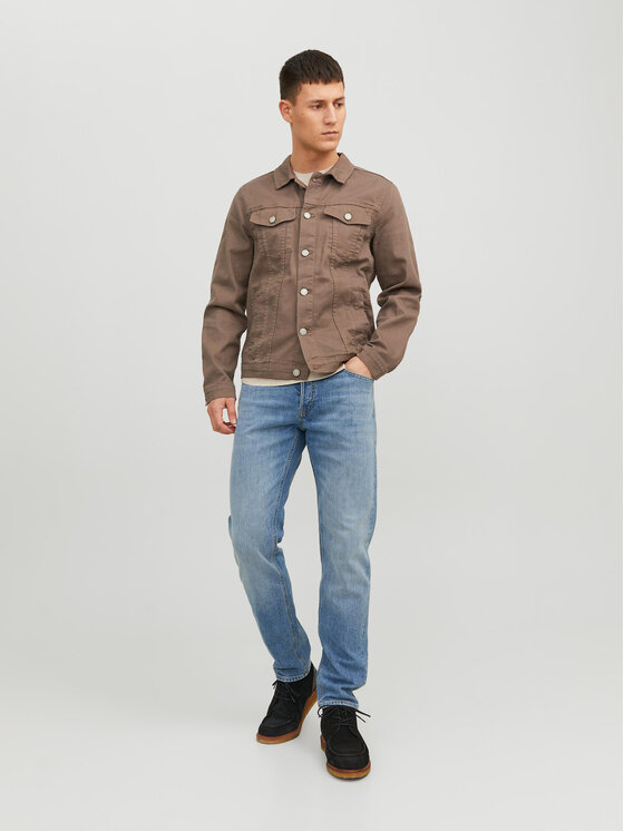 Jack & Jones Jack & Jones Džínsy Mike 12237309 Modrá Tapered Fit