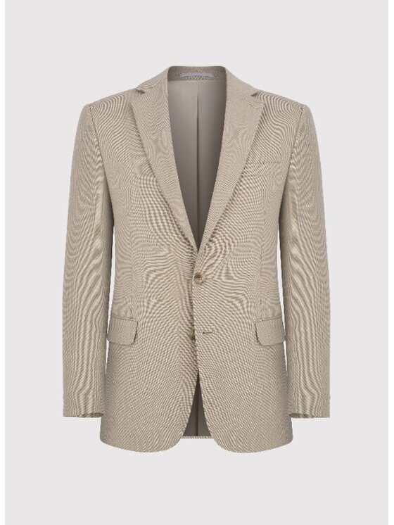 Pako Lorente Pako Lorente Marynarka P25SF-3G-031 Beżowy Super Slim Fit