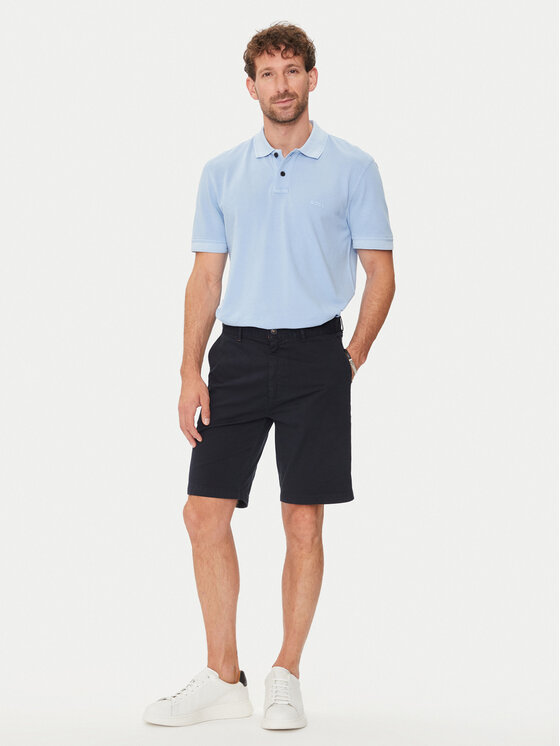 BOSS Boss Polo Prime 50507813 Niebieski Regular Fit