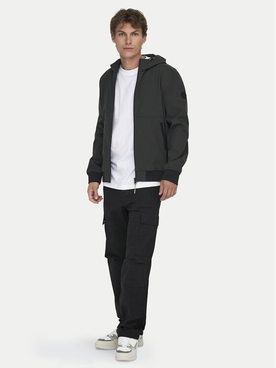 Only & Sons Only & Sons Pantaloni din material Ray 22028640 Negru Loose Fit