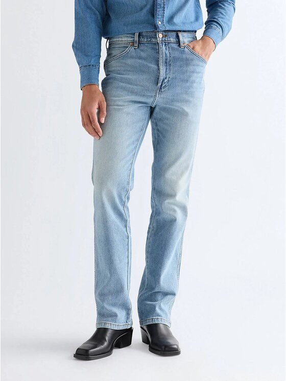 Wrangler Wrangler Jeansy Wrancher Niebieski Regular Fit