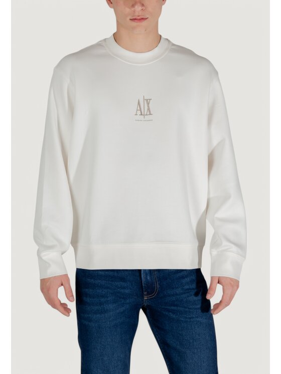 Armani Exchange Armani Exchange Bluza 28476 Biały Casual Fit