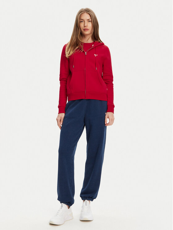 Guess Jeans Guess Jeans Mikina W4YQ03 KC811 Červená Regular Fit