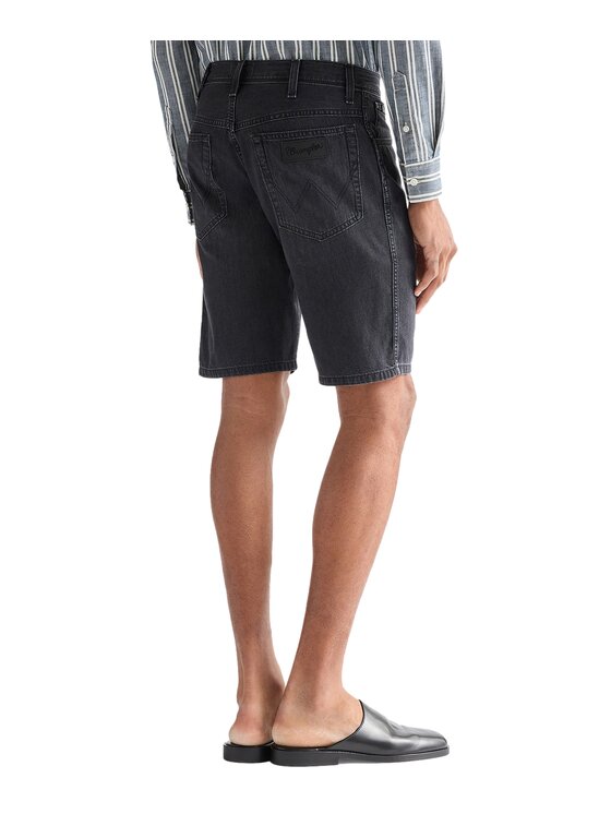 Wrangler Wrangler Szorty jeansowe Texas Short Czarny Regular Fit