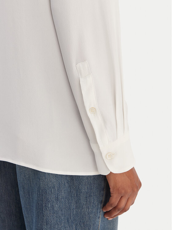 Marella Marella Ing Calca 2613111061 Fehér Regular Fit