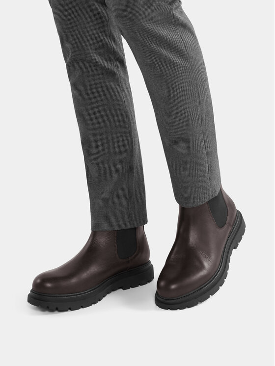 Badura Badura Klassische Stiefeletten CHARLIE-01 MI08 Braun