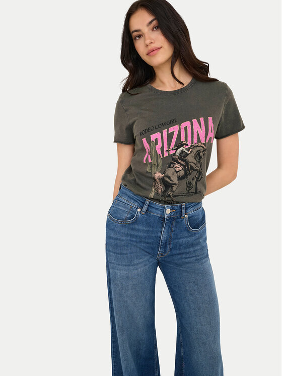 ONLY ONLY Tričko Lucy 15215721 Sivá Regular Fit