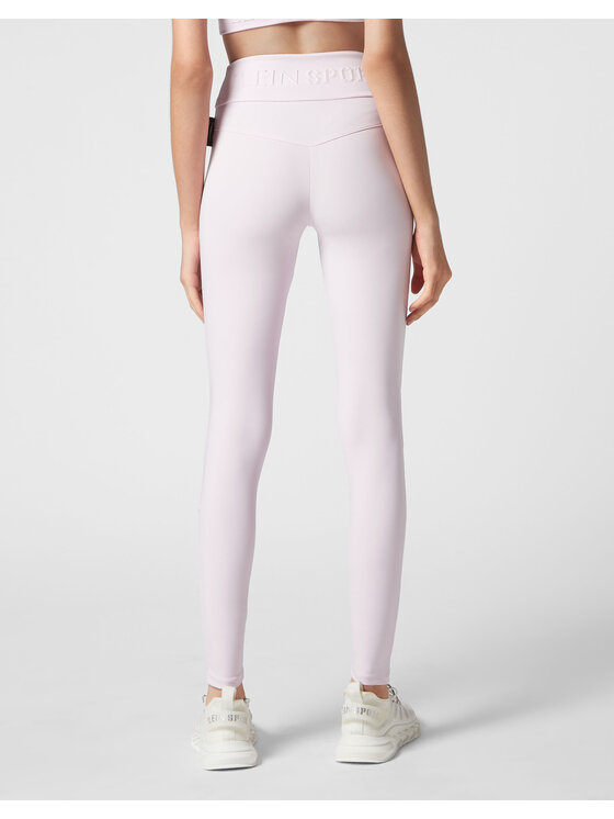Plein Sport Plein Sport Legginsy 1697 Fioletowy