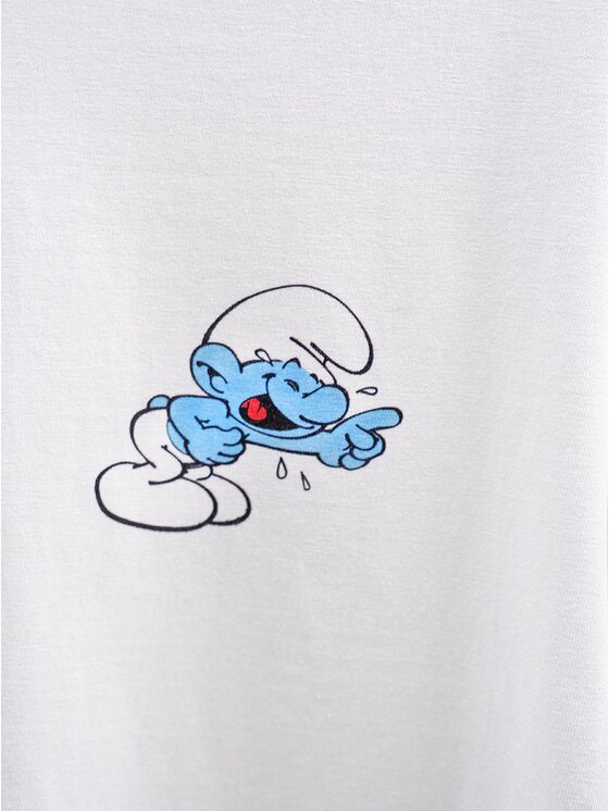 Smerfy Smerfy T-Shirt Koszulki klakier papa XL Kolorowy Regular Fit